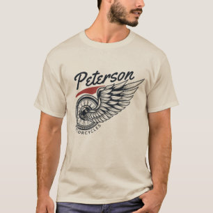 Personliga motorcyklar flygande däck MC-handlare T Shirt