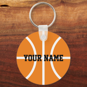 Personliga namn basketspelare nyckelringar