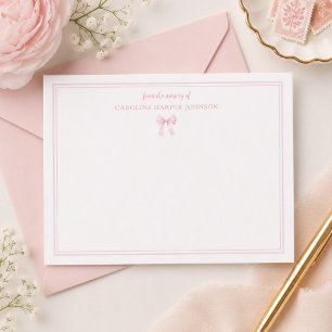 Personliga Notkort för Baby Shower med Slinga Anteckningskort