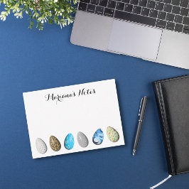 personliga påsk 3d färgglada ägg minimalistisk anteckningskort