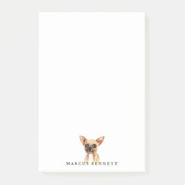 Personliga Post It-anteckningar | Chihuahua Post-it Block