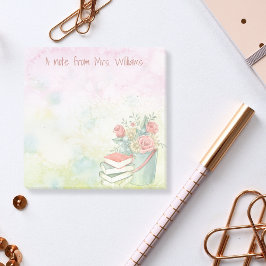 Personliga Post It-anteckningar för lärare Namnböc Post-it Block