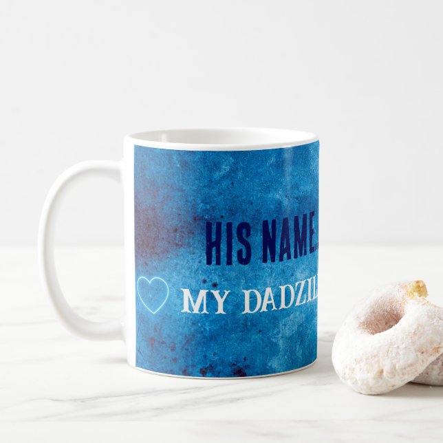 Personliga presenter Fars dag Dadzilla-mugg Kaffemugg (Med munk)