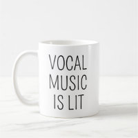 Personliga presenter, rolig kaffemugge vokal musik