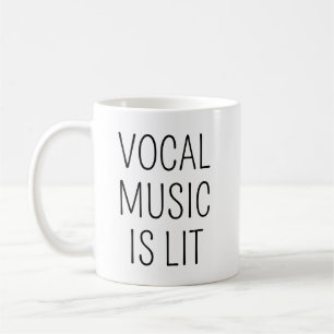 Personliga presenter, rolig kaffemugge vokal musik kaffemugg
