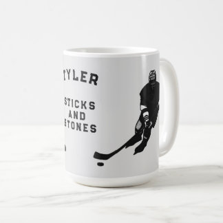 Personliga presentidéer för hockeyspelare kaffemugg