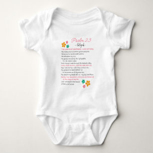 Personliga Psalm 23-Svenska Bibelvers Blommor T Shirt
