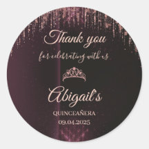 Personliga Quinceañera-dekaler | Anpassat namn &