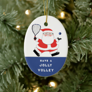 Personliga Racquetball-gåvor Julgransprydnad Keramik