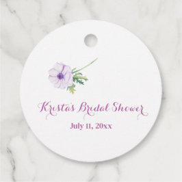 Personliga Ranunculus Anemones Bröllops Tacksamhet Gåvor Etiketter