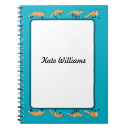 Personliga Röda Rävar Anteckningsbok