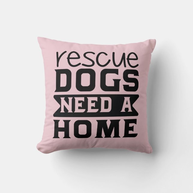 Personliga roliga hundcitatdesigner kudde (Framsida)