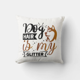 Personliga roliga hundcitatdesigner kudde