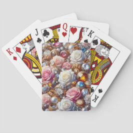 Personliga ros- och smyckespelkort casinokort