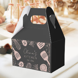 Personliga Rosa Guld Glitter Kokkärl Presentaskar