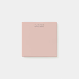 Personliga Rosa Post-it-lappar Post-it Block