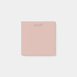 Personliga Rosa Post-it-lappar Post-it Block
