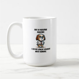 Personliga skäl kan inte tolerera kaffemugg