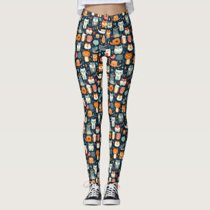 Personliga skräddarsydda leggingar med tryck övera leggings