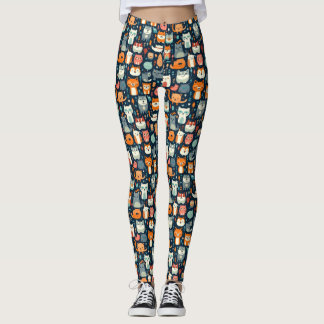 Personliga skräddarsydda leggingar med tryck övera leggings