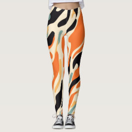 Personliga skräddarsydda leggingar med tryck övera leggings