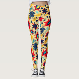Personliga skräddarsydda leggingar med tryck övera leggings