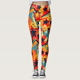 Personliga skräddarsydda leggingar med tryck övera leggings