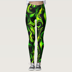 Personliga skräddarsydda leggings med tryck över h