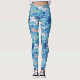 Personliga skräddarsydda leggings med tryck överal