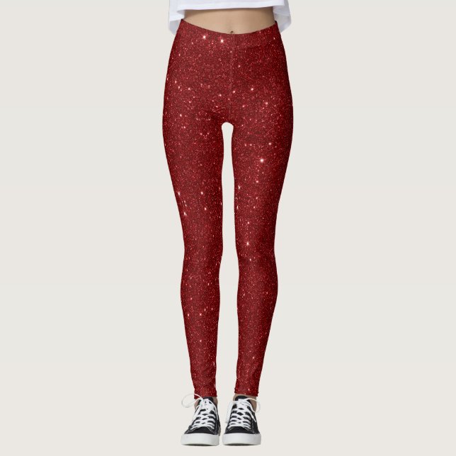 Personliga skräddarsydda leggings med tryck överal (Framsida)