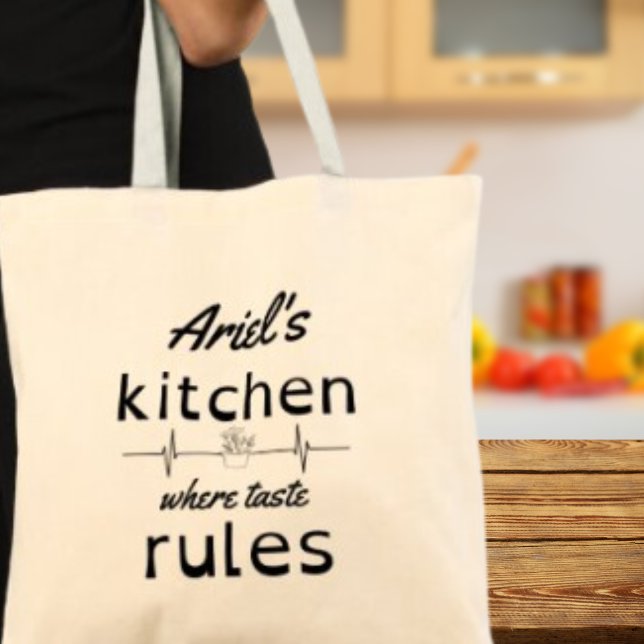 Personliga smakregler Chef Kock Matpresent Tygkasse (Get yours today and carry your passion wherever you go!)