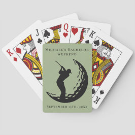 Personliga spelkort | Bachelor Golf Weekend