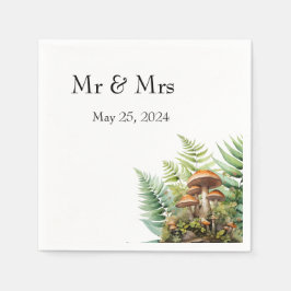 Personliga svampservetter i papper pappersservett