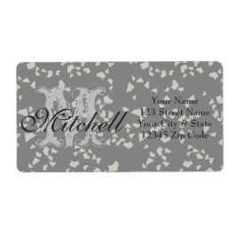 Personliga terrazzo fraktadressetiketter fraktsedel