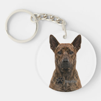 Personliga Thai Ridgeback Brindle Hundnyckelringar