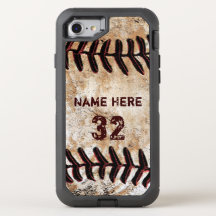 Personliga Tougha Otterbox Baseboll Telefonfodral