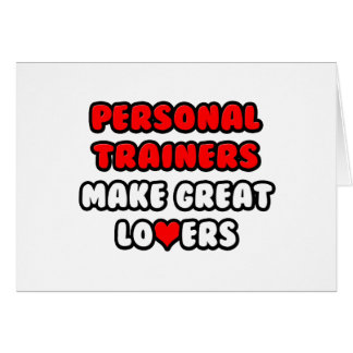 Personliga utbildare gör Underbara Älskare Hälsningskort