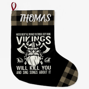 Personliga vikingar kommer att döda dig och sjunga stor julstrumpa