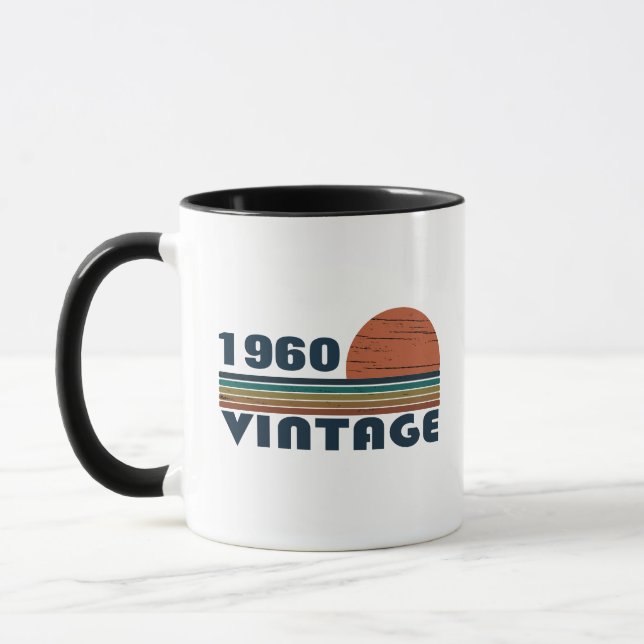 Personliga vintage födelsedagspresenter mugg (Vänster)