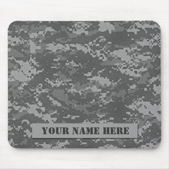 PersonligACU-kamouflage Mousepad Musmatta (Framsidan)