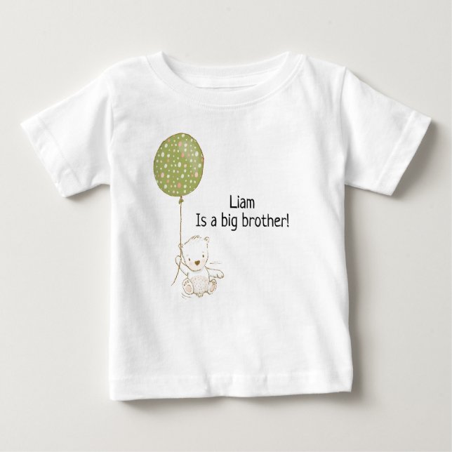 Personligad Big Brother T-shirt (Framsida)