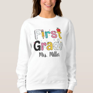 Personligad Första Klass Lärare Tröja, Anpassad 1: T Shirt
