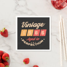 Personligad fyrtio vintage 40-års födelsedagsfest