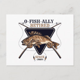 Personligad Officiellt Pensionerad Rolig Pensioner Vykort