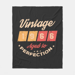 Personligad sextio vintage 60-årsfest fleecefilt