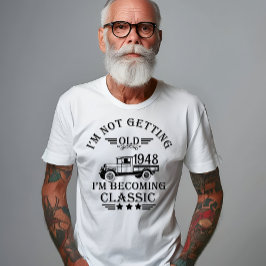 Personligad sjuttiofem vintage 75-årsdag t shirt