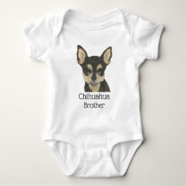 Personligad svart tan Chihuahua-hund T Shirt