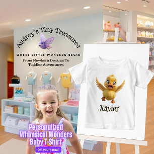 Personligad Whimsical Wonders Babyankan T-Shirt