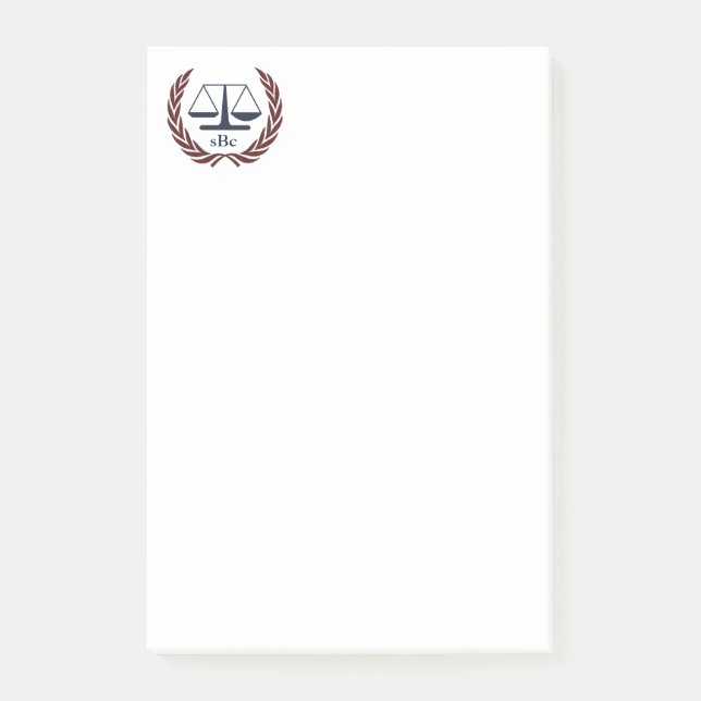 Personligadvokatgåvor Post-it Block (Framsida)