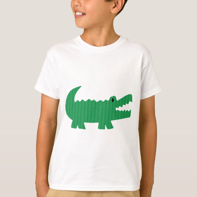 Personligalligatortryck Tee Shirt (Framsida)